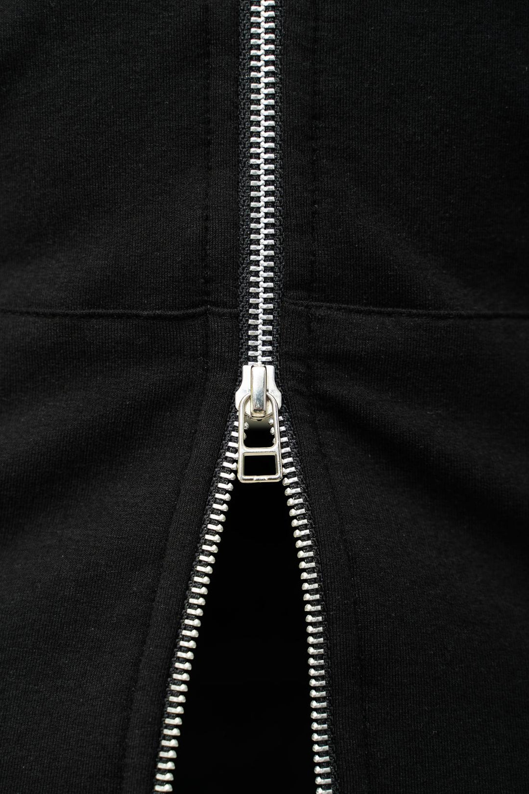 Black lightweight zip hoodie