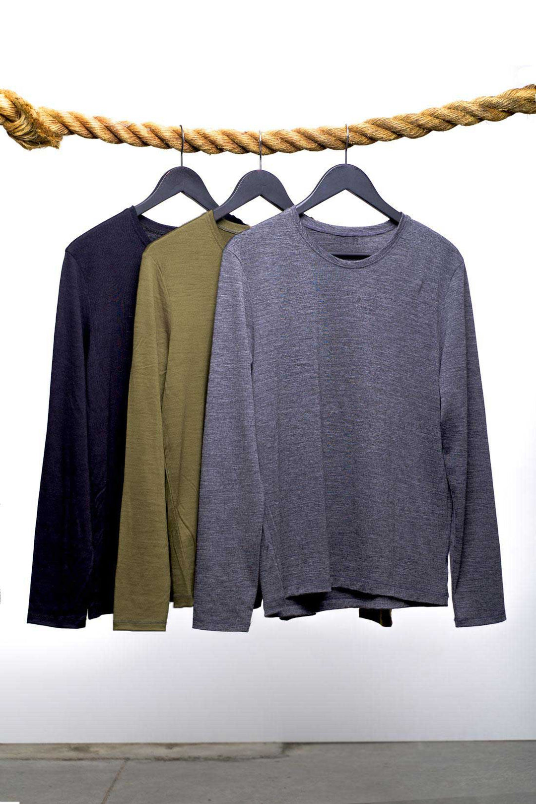 long sleeve 100% superfine merino wool shirts