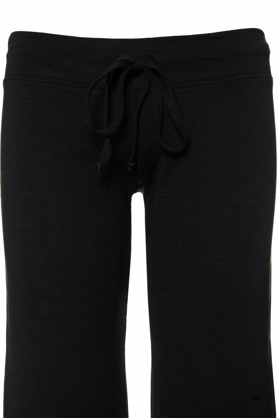 Tie waist pant for women in black