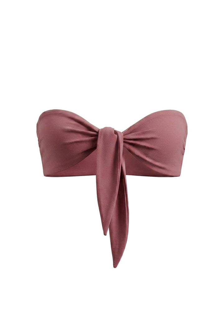 Organic Bikini Bandeau Tie Top