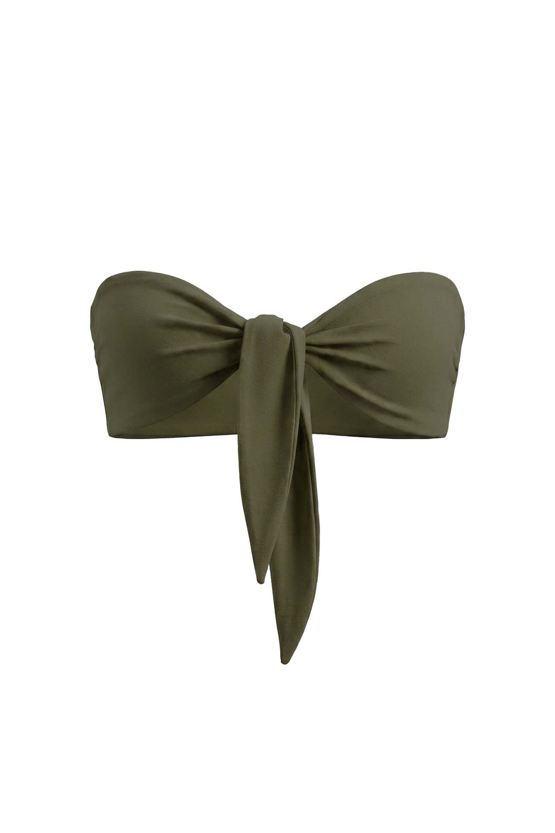Bamboo Bikini Bandeau Tie Top