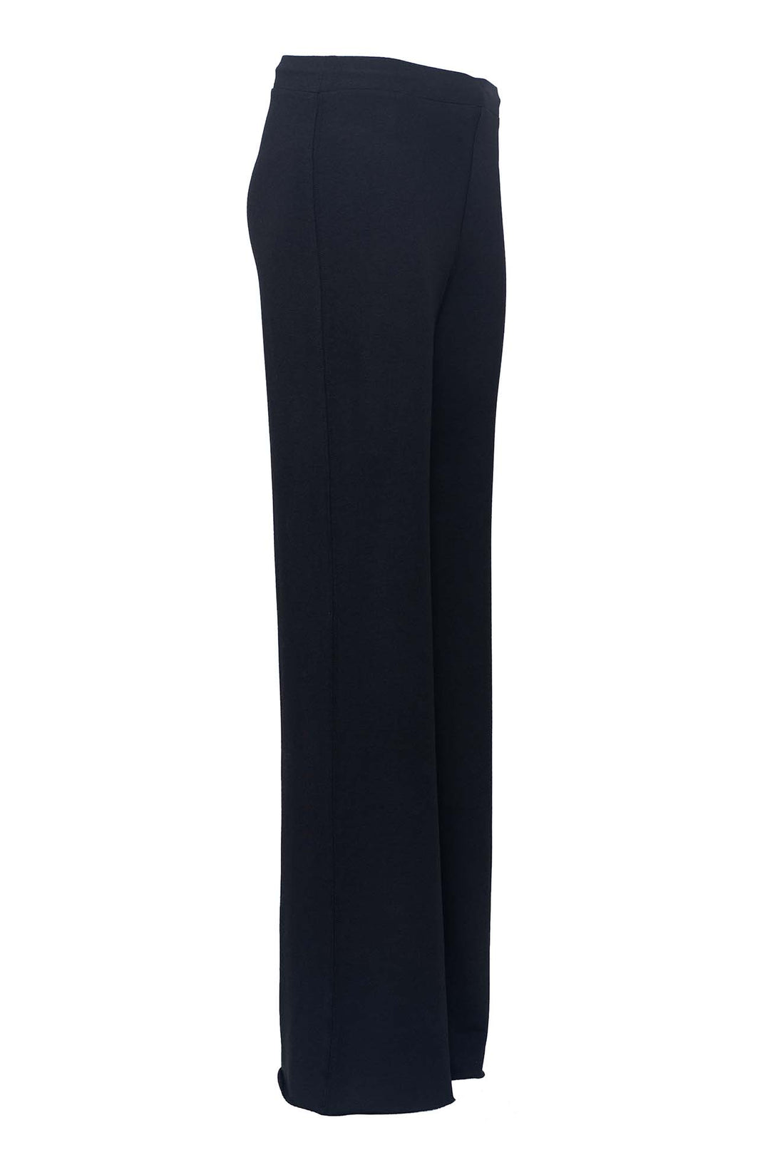 Black high waist yoga pants on a white background