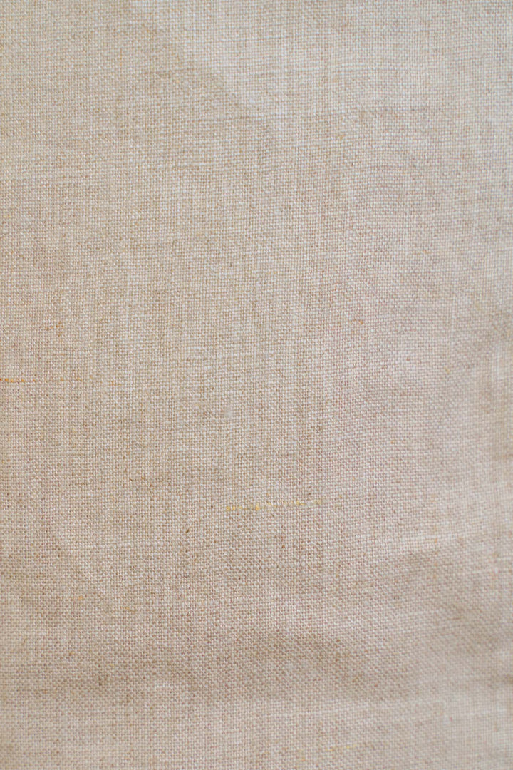 Closeup details of linen fabric