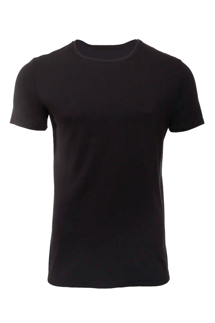 Men's bamboo black T-shirt