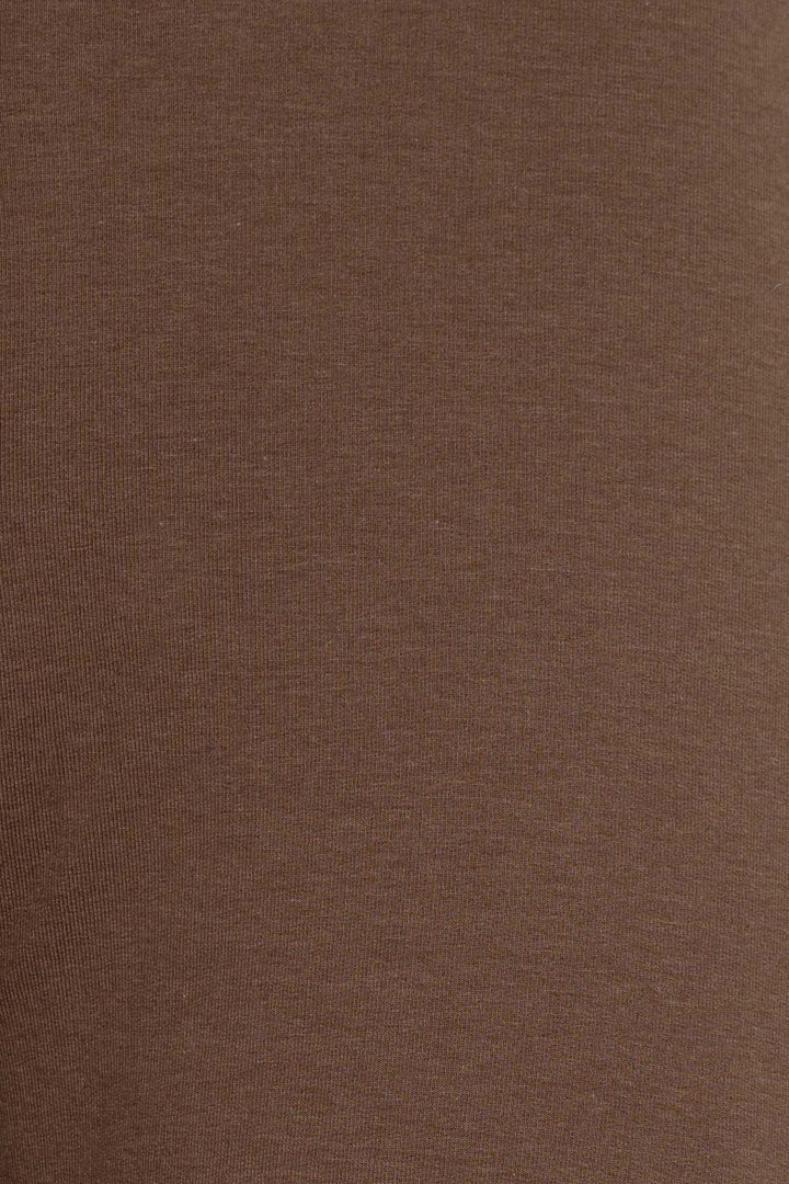 a closeup of a tencel and organic cotton fabric