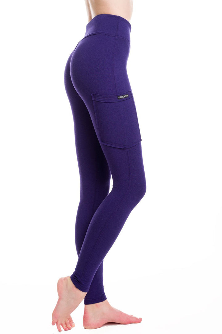 purple pocket legging