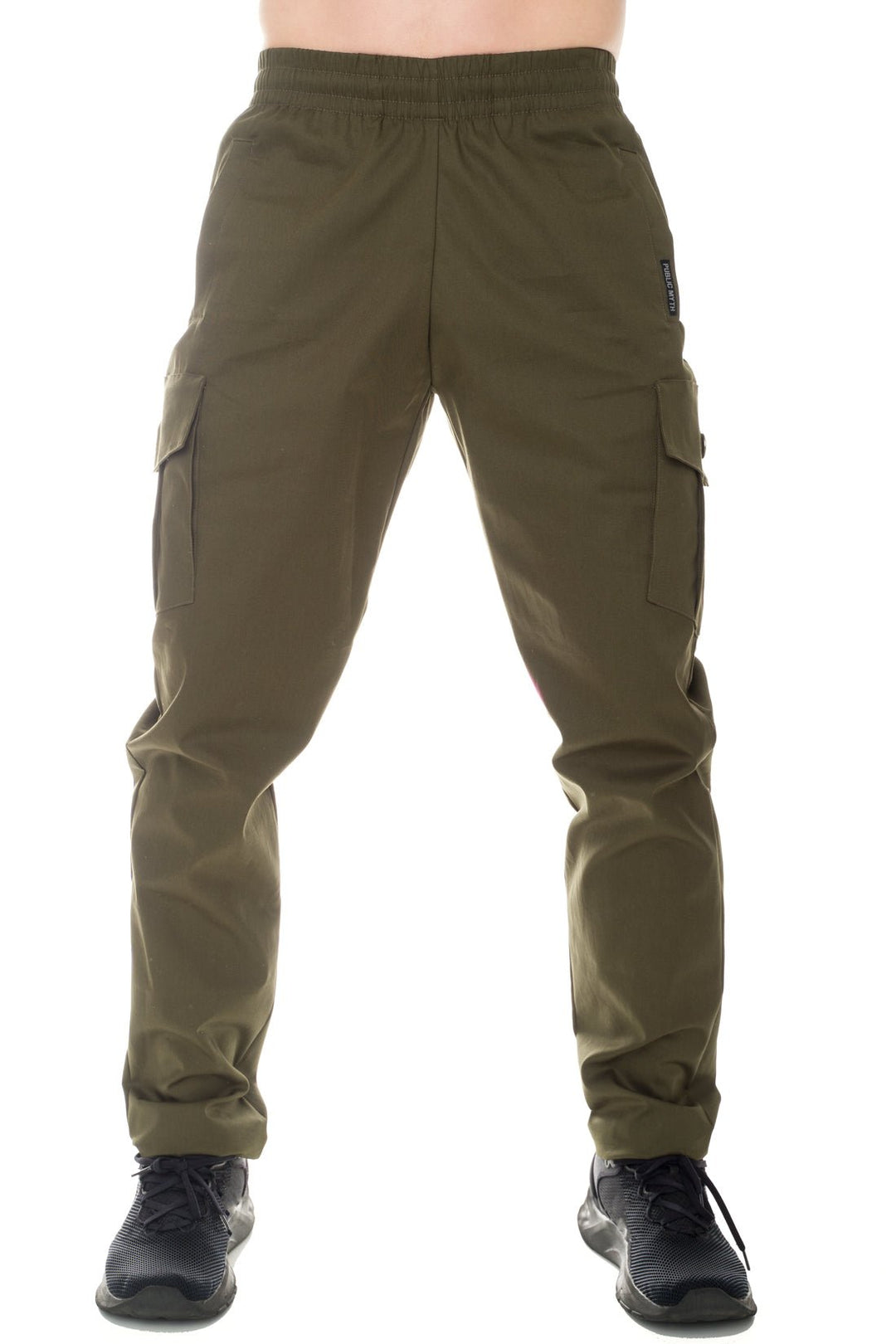 Sustainable cargo pant in olive green