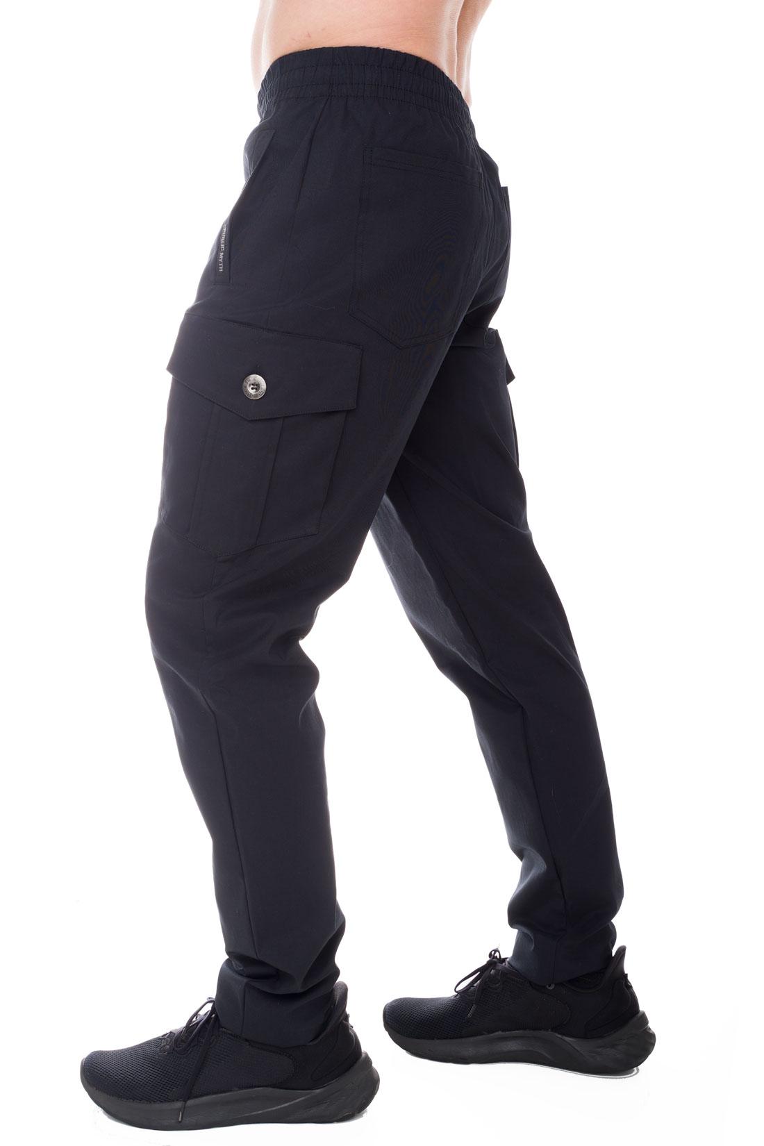 Mens black tapered cargo hot sale pants