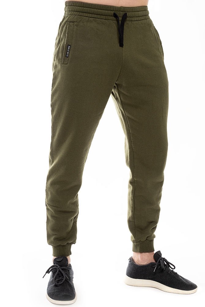 men's organic cotton sweatpant joggers ethically made from organic cotton and bamboo with a classic timeless style