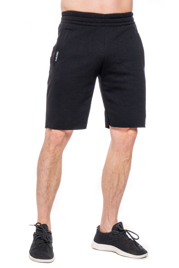 black men's organic cotton shorts