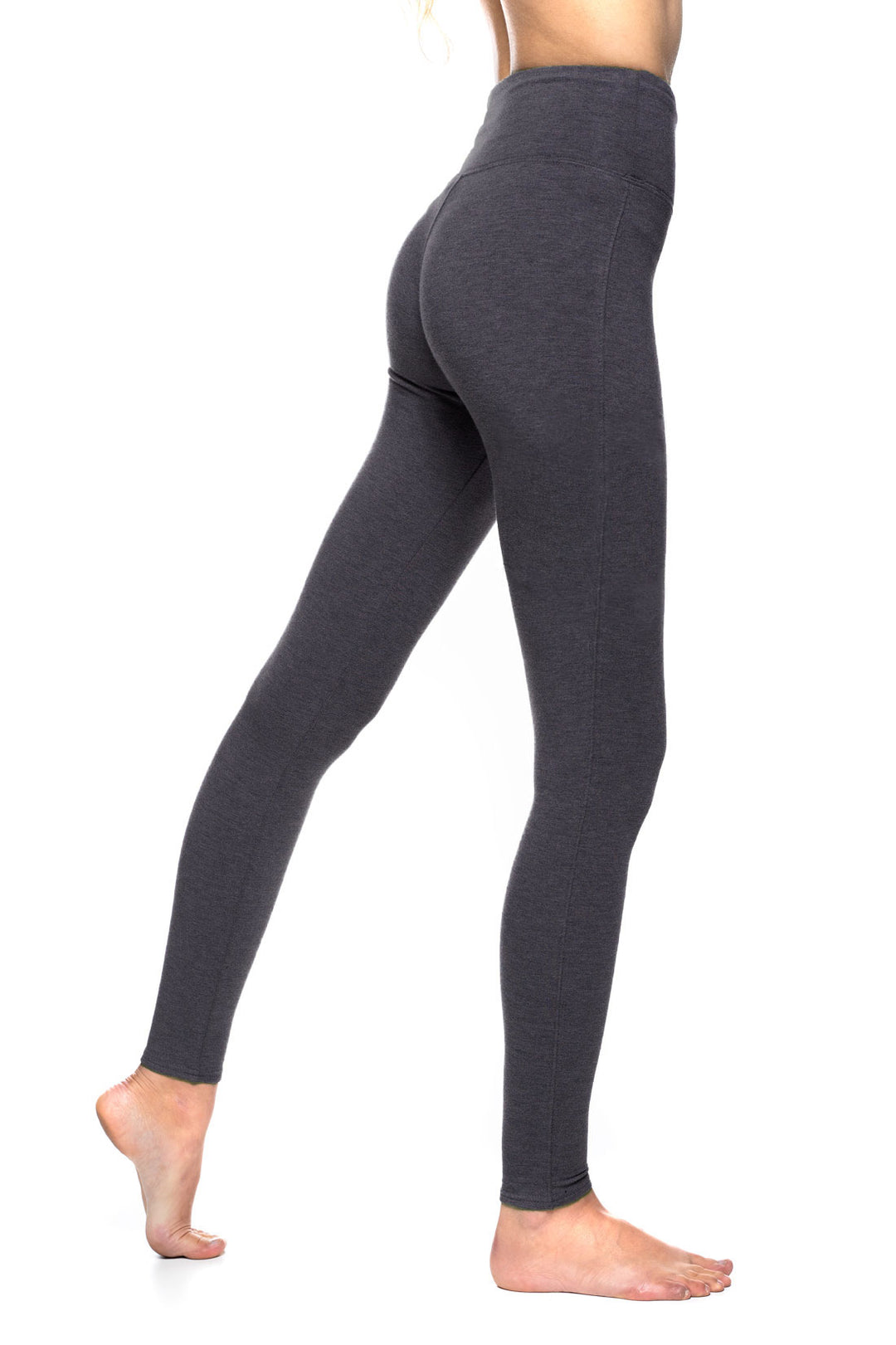 Grey High Waist Gym Yoga Leggings, Skin Fit at Rs 340 in